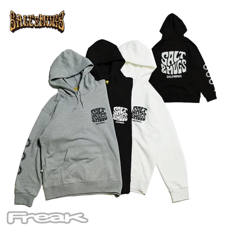 SALT\u0026MUGS ソルトアンドマグス パーカー Psyche Logo Hoodie  2024fw