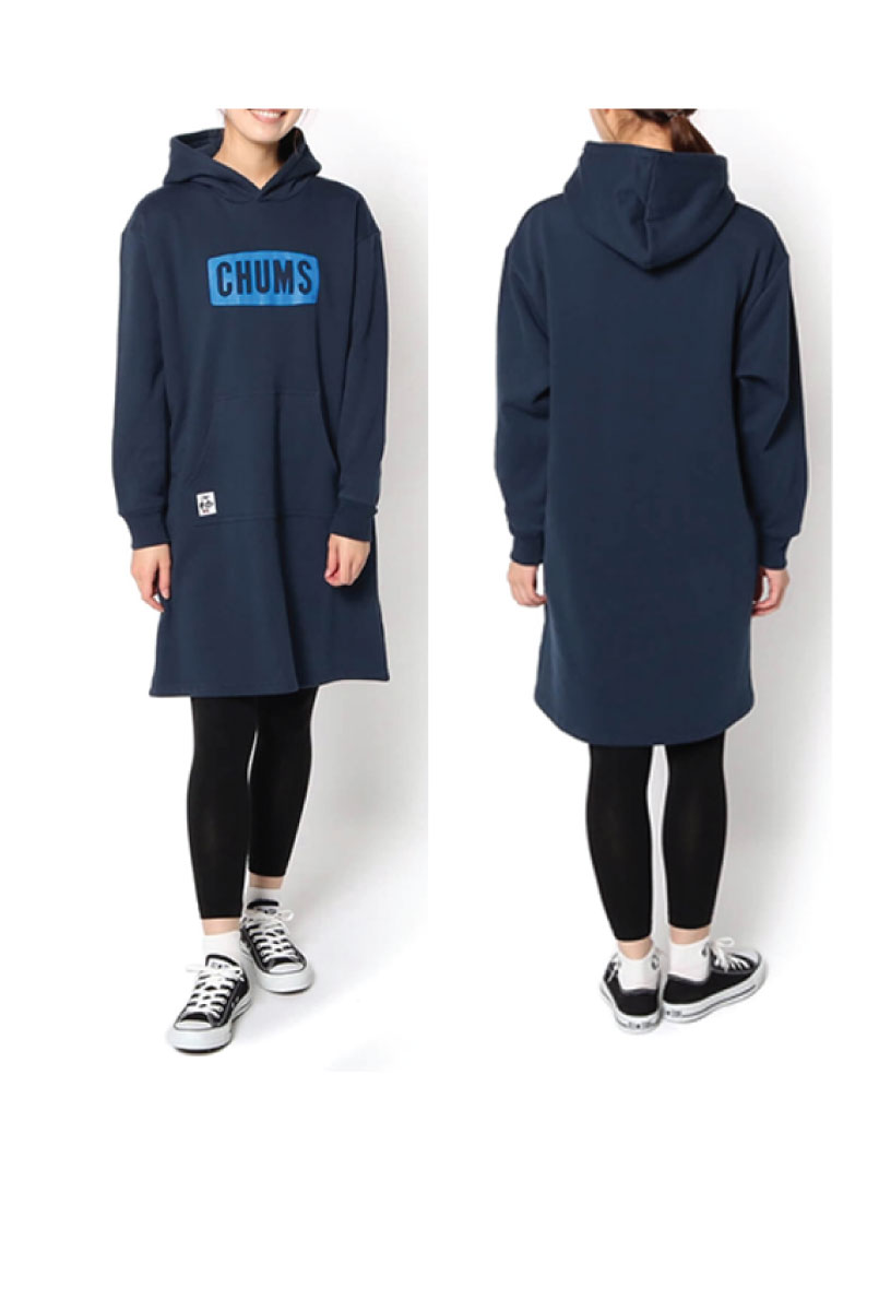 楽天市場 Chums チャムス レディース ワンピ Ch18 1115 Chums Logo Parka Dress チャムスロゴパーカードレス レディース 取り寄せ品 ｆｒｅａｋ