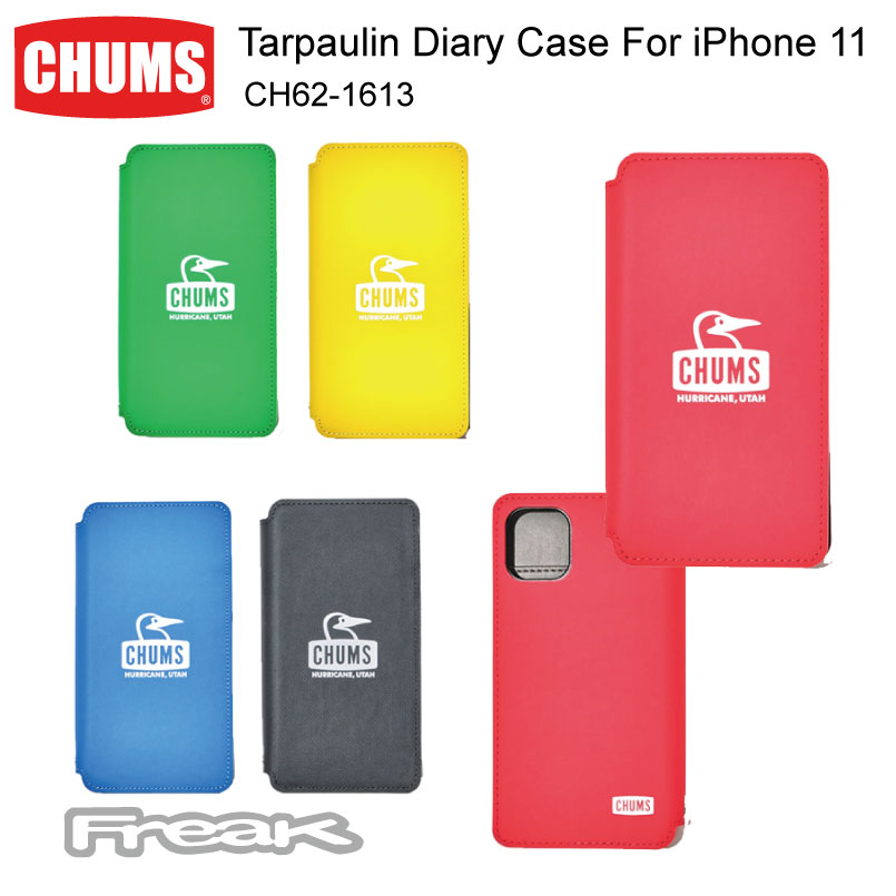 楽天市場 Chums チャムス アクセサリー Ch62 1613 Tarpaulin Diary Case For Iphone 11 ターポリンダイアリーケースフォーアフォン11 取り寄せ品 ｆｒｅａｋ