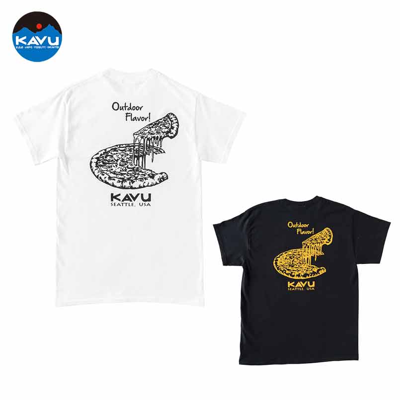 楽天市場 Kavu カブー メンズ ピザtシャツ Mens Pizza T Shirt 半袖 アウトドア ｔシャツ ｆｒｅａｋ