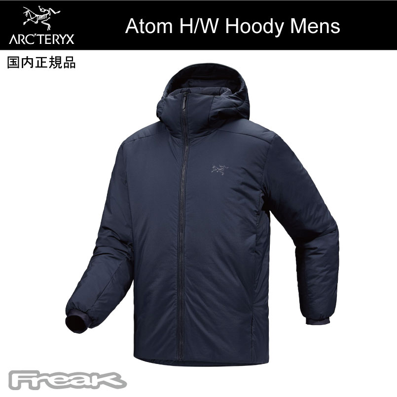 楽天市場】ARC'TERYX アークテリクス ＜Atom Hoody Mens Black Sapphire アトムフーディー メンズ ブラック  サファイヤ ＞2024FW : Ｆｒｅａｋ