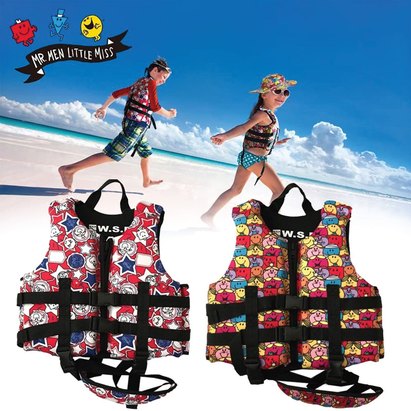 SUP ライフジャケット 子供用 キッズ ライフジャケット フローティングベスト W.S.P. Mr. Men Little Miss JUNOIR FLOATING VEST WSP