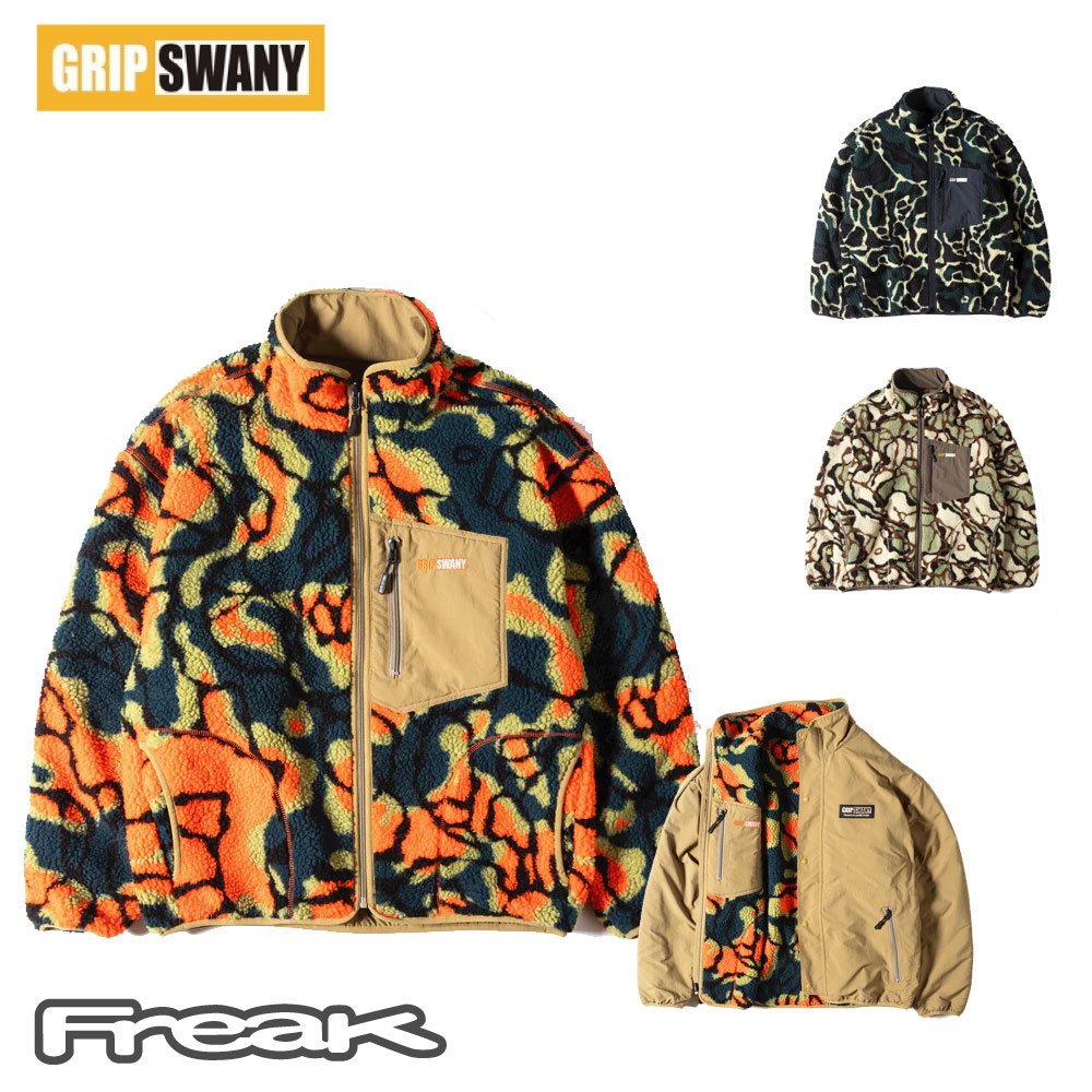 GRIPSWANY グリップスワニー メンズ フリース ジャケット< REVERSIBLE JKT 4.0 > 2025秋冬|フリーク OUTDOOR&SUP&SNOW
