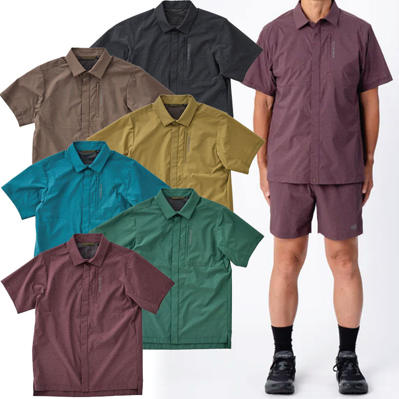 TetonBros ティートンブロス Run Shirt (Men)   幽客 プルオーバー メンズ  山登り 駈けっくら トレイル駈けっくら 2026SS ※電子メール便送りとどける