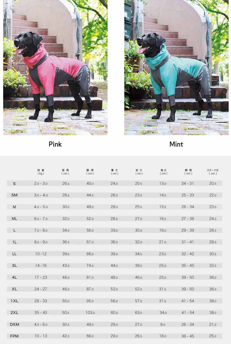 オールシーズンレインウエア Alphaicon アルファアイコン 犬 レインドッグガード Mlサイズ Rain Dog 犬用品 Guard 犬 ドッグウェア メール便発送 ｆｒｅａｋ