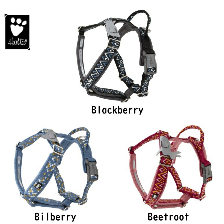 【楽天市場】Hurtta フルッタ RAZZLEDAZZLE YHARNESS ラズルダジルズル Y型クッションハーネス 胴回り 35cm