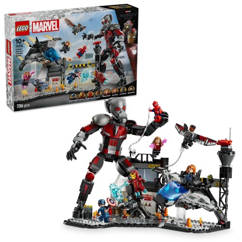 レゴ(LEGO) マーベル シビル・ウォー／キャプテン・アメリカ アクションバトル おもちゃ 玩具 誕生日 プレゼント ブロック 男の子 女の子 子供 10歳 11歳 12歳 小学生 マーベル グッズ フィギュア 76314画像