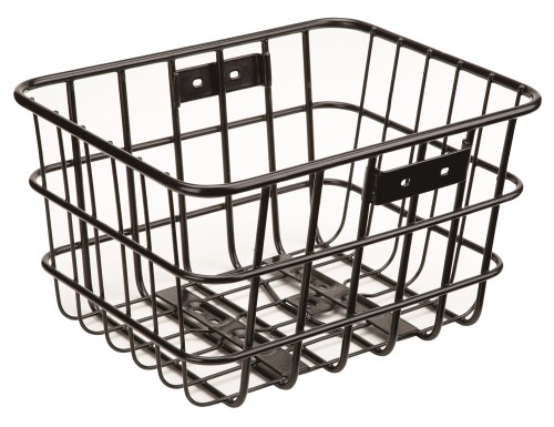 パナソニック(Panasonic) フロント・リヤ兼用 バスケット 自転車 ブラック 幅330×奥行430×高さ240mm NCB2165S YD-4540
