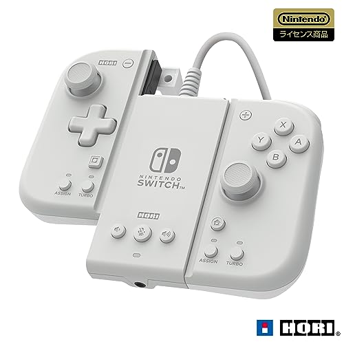任天堂ライセンス商品グリップコントローラー Fit アタッチメントセット for Nintendo Switch・・ / PC ミルキーホワイトNintendo Switch対応