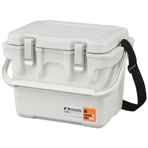 HUGEL 真空断熱クーラーボックス 15L VITC-15 ホワイトアッシュ
