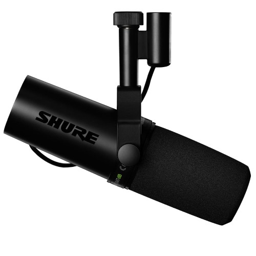SHURE プリアンプ搭載 SM7dB : ダイナミックマイク カーディオイド 単一指向性 XLR 有線 ストリーミング 配信 YouTube 音声 音楽 演奏 録音 レコーディング 実況 ゲーミング ポッドキャスト ボーカル DTM 国内/メーカー保証2年