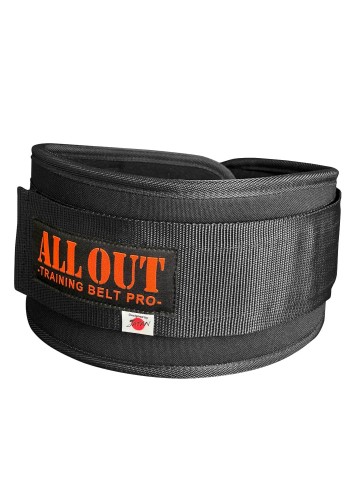 ALL OUT POWER GRIP PRO トレーニングベルト パワーベルト リフティングベルト オールアウト 筋トレ 男女兼用 腰 (S, ブラック)画像