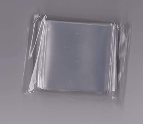 ノーブランド品 ビックリマンシール用カードスリーブ 大 100枚入り 透明プラスチック 54x54mm画像