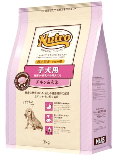 楽天市場】Nutro ナチュラルチョイス 子犬用 全犬種用 ラム玄米 3kg