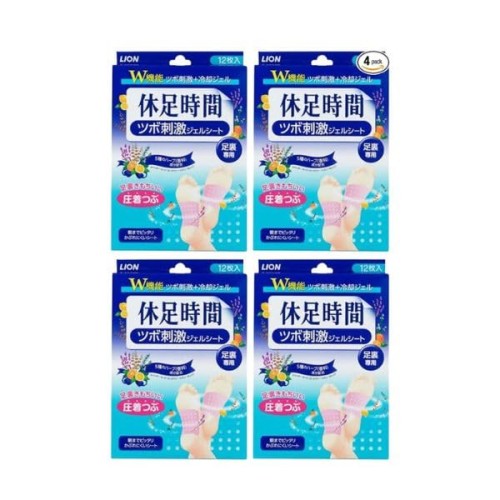 楽天市場】休足時間 ツボ刺激ジェルシート 12枚入 : くすりの