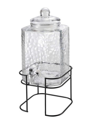 キャプテンスタッグ(CAPTAIN STAG) ジャグ タンク ガラス ドリンクサーバー 容量6L スタンド付き スタンドの高さHigh・Low 2WAY UW-2010
