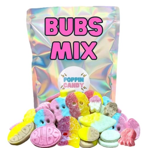 ポッピンキャンディ バブス ミックス 180g スウェーデンキャンディ スウェディッシュグミ POPPIN CANDY swedish candy BUBS MIX 180g スウェディッシュキャンディ画像