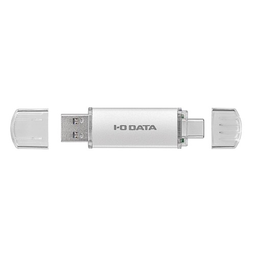 アイ・オー・データ IODATA USBメモリー 128GB USB-AUSB-C搭載 USB 3.2 Gen 1対応 スマホ PC データ共有 日本メーカー シルバー U3C-STD128G/S