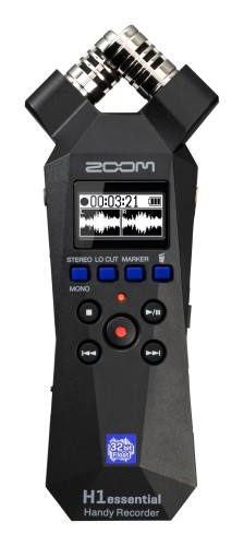 ZOOM ズーム H1 essential ハンディレコーダー 32bitフロート録音対応音割れせずに演奏録音XYステレオマイク/Vlog/ASMR/USBマイク対応 国内