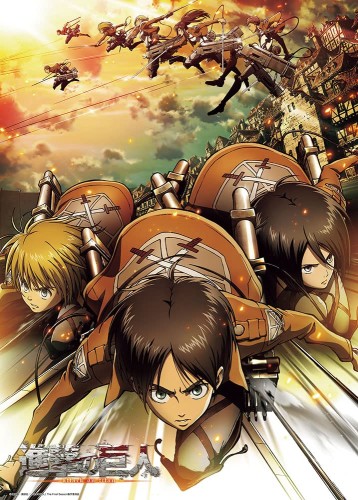 日本製 ビバリー 600ピースジグソーパズル 進撃の巨人Season1 第2弾 キービジュアル(38×53) 66-216