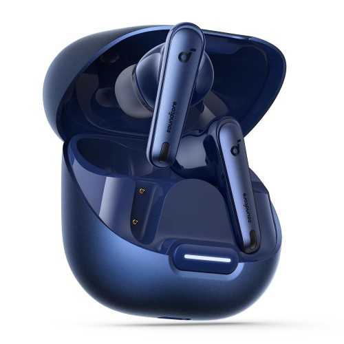 Anker Soundcore Liberty 4 NC (Blueooth 5.3)完全ワイヤレスイヤホン/ウルトラノイズキャンセリング 3.0 / ワイヤレス充電/マルチポイント接続/外音取り込み / 最大50時間再生 / ハイレゾ対応 / IPX4防水規格 / PSE技術基準適合ネイビー