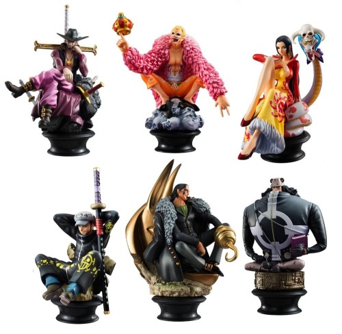 メガハウス ONE PIECE CHESS PIECE COLLECTION R Vol.3 ワンピース チェスピースコレクションR Vol.3（1BOX、6個入） フィギュア