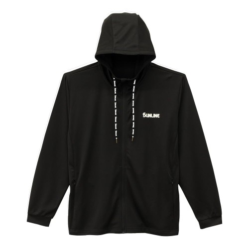 サンライン(SUNLINE) DRYフルジップパーカー(虫よけ) SUW-15505DPK ブラック×ホワイト L