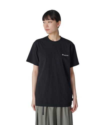 スノーピーク(snow peak)Tシャツ Snow Peak Logo T-Shirt size M BLACK TS-25SU101フェス キャンプ アウトドア