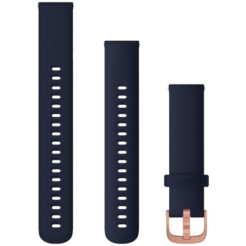 GARMIN Quick Release バンド 18mm Navy Silicone/Rose Gold 010-12924-73GARMIN純正品
