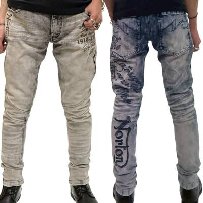 新作!!【NORTON(ノートン)メンズ】ストレッチ スリム ケミカル MAX デニムパンツ　 261N1801｜FREE-GUY(フリーガイ)アパレル 服 ファッション