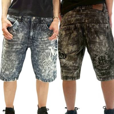 新作!!貨物輸送込み【NORTON(ノートン）メンズ】伸ばすこと ケミカル ジーンズ 刺しゅう MAX 5分丈 さる股引き 262N1901 ｜FREE-GUY(フリーガイ)御召しもの 服 流行り物