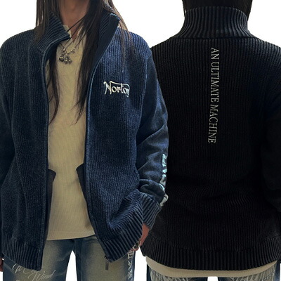 SALE大売り出し!!16990円→14990円【NORTON(ノートン)メンズ】ウォッシャブルコットンウォッシュニット JKT 上衣243N1401｜FREE-GUY(フリーガイ)御召しもの 服 流行り物