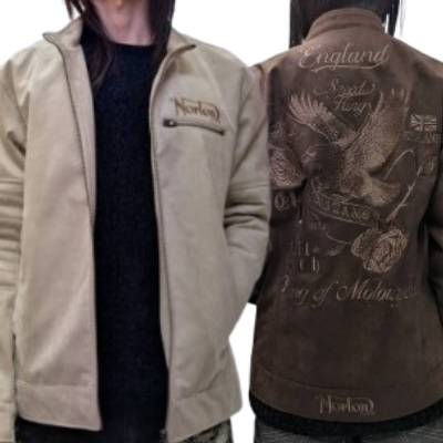 SALEセール!!【NORTON(ノートン)メンズ】フェイクスウェード シングルライダース ジャケット JKT 253N1600|FREE-GUY(フリーガイ)アパレル 服 ファッション|FREE-GUY