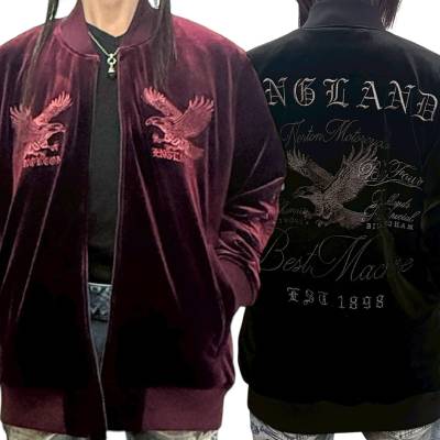 新作!!【NORTON(ノートン)メンズ】 イーグル ベロア スカジャン 261N1601｜FREE-GUY(フリーガイ)アパレル 服 ファッション