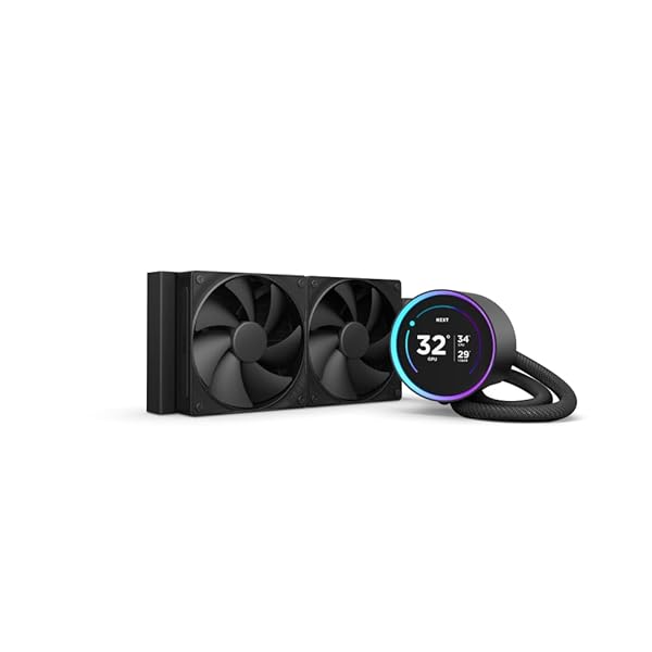 NZXT Kraken Elite 240 v2 Black 飾り気のない水冷中央処理装置空調設備 RL-KN24E-B2 FN2380