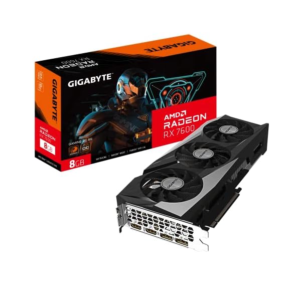 GIGABYTE AMD Radeon RX7600積み上げる グラフィックゲーム盤 GDDR6 8GB【国内定まり代わりになる店】 GV-R76GAMING OC-8GD