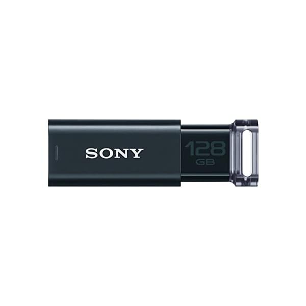 ソニー USBメモリ USB3.1 128GB ブラック キャップレス USM128GUB [国内正規品]｜palsamyuk　店