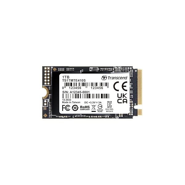 トランセンド M.2 NVMe SSD 1結核症 2242 PCIe Gen4×4 最大限度読込み:5,000MB/s 最大限度書きとどめる:3,500MB/s M Key TS1TMTE410S