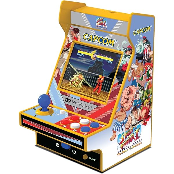 My Arcade Super Street Fighter II ナノ電気蓄音機 携帯型 レトロ 吹き抜け (1つに2つの力くらべ)