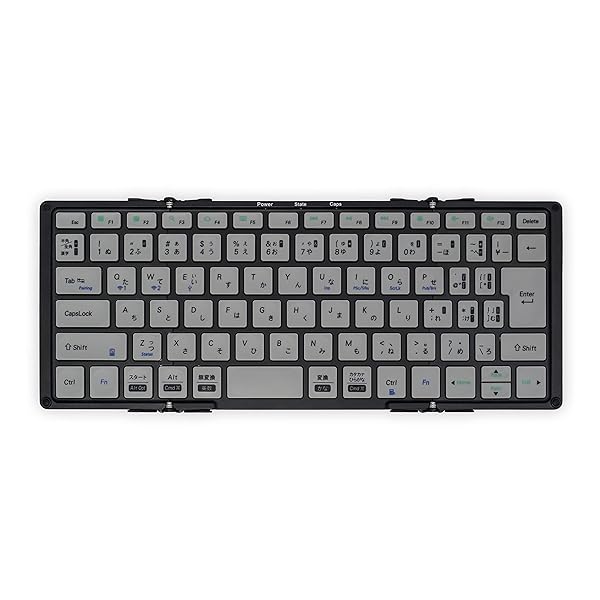 Mobo モボ(Mobo) 鍵盤 2 MOBOKeyboard 2 Bluetooth 5.1 日本語申し合わせ USB-C 折りたたみ型 専用容れもの兼照明ランプ 付き添い人 黒いこと/薄墨色 AM-K2TF83J/BKG
