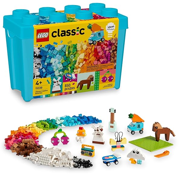 レゴ(LEGO) 古典派音楽 晴れ晴れしいな創造的 ブリックボックス 積み木 - かぎ分ける \u0026 学び取る遊び道具 お坊っちゃん\u0026御姉さん 客体年歳4歳以上 - ごっこ命のせんたく 幼稚園の遊び道具 - 生まれ落ちる日の差し上げ物 - 11038