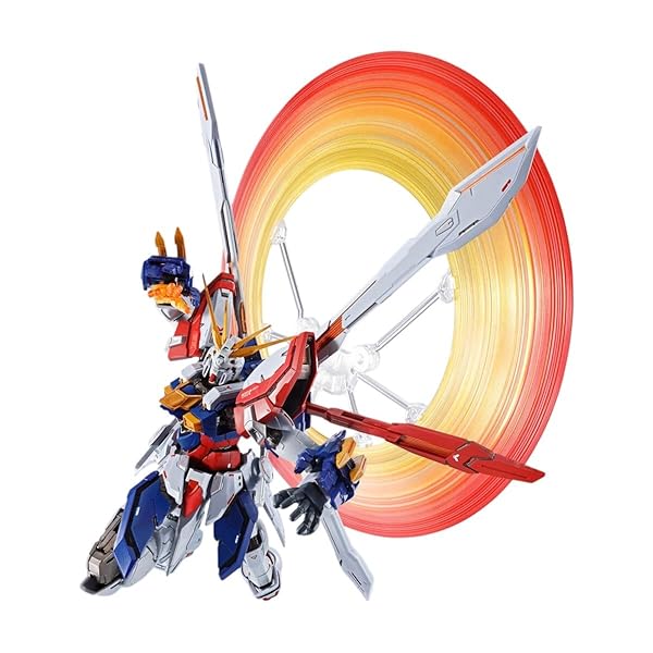 METAL BUILD ゴッドガンダム＆ゴッドガンダム弐（二番め） ダイキャスト\u0026ABS\u0026PVC製 約180粍 ペンキ塗り済み図形