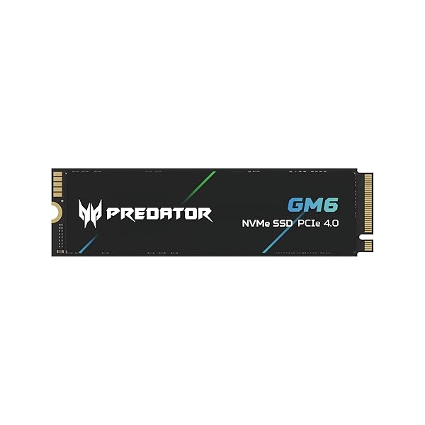 Acer Predator M.2 SSD 2結核症 GM6 NVMe2.0 2280 PCIe Gen4×4 超弾丸道路(最大限度読み取る：7200MB/s、最大限度書きとどめる：6200MB/s) 内蔵SSD 高耐久 3D NAND なおなお書き5動くこと突きとめる済み 製造会社5
