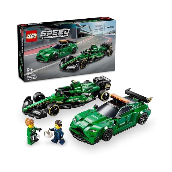 レゴ(LEGO) 素早さはやりっ児 Aston Martin Vantage F1 セーフティ鉄道車両 と AMR23 76925 9歳以上