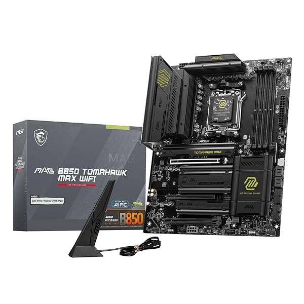 MSI MAG B850 TOMAHAWK MAX WIFI AMD Ryzen 9000/8000/7000続きもの(AM5)相応う ATXお母さんゲーム盤 MB6743