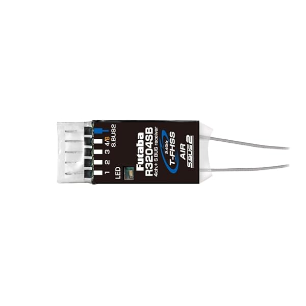 フタバ 受付機 空用T-FHSS AIR遣りくち・空用総体受信システム R3204SB 00107400-3（Lipo 1S 3.7V相応う）双葉電子工業 FUTABA