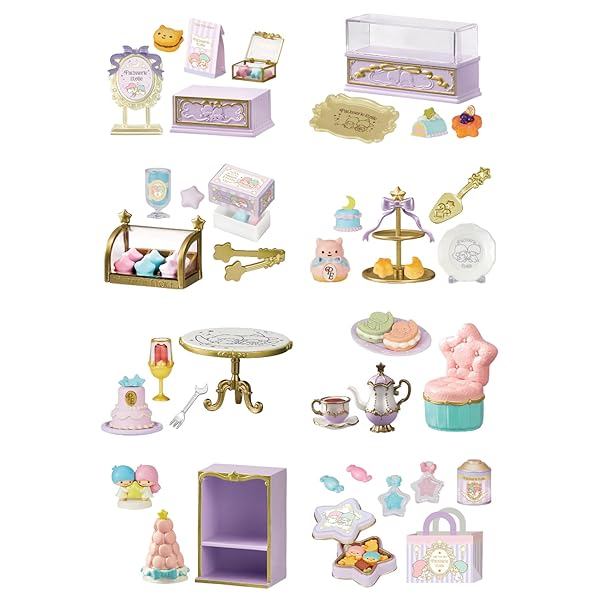 リーメント サンリオ LittleTwinStars キキ＆ララのPatisserie Etoile １BOX H115×W70×D50粍 PVC