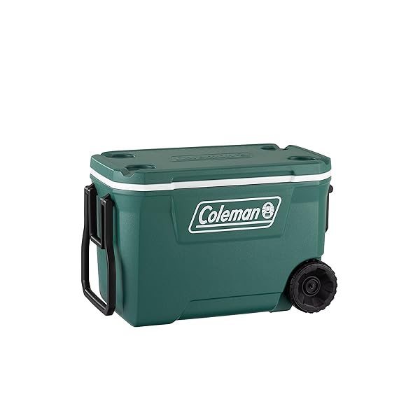 Coleman(電話を掛けるマン) 冷房装置ボックス席 エクストリームホイールクーラー 保冷力 アウトドア 難民キャンプ アウトドア 難民キャンプ 部活 つり銭 極厚断熱材 フタにも断熱材 防災 58L 保冷力5日