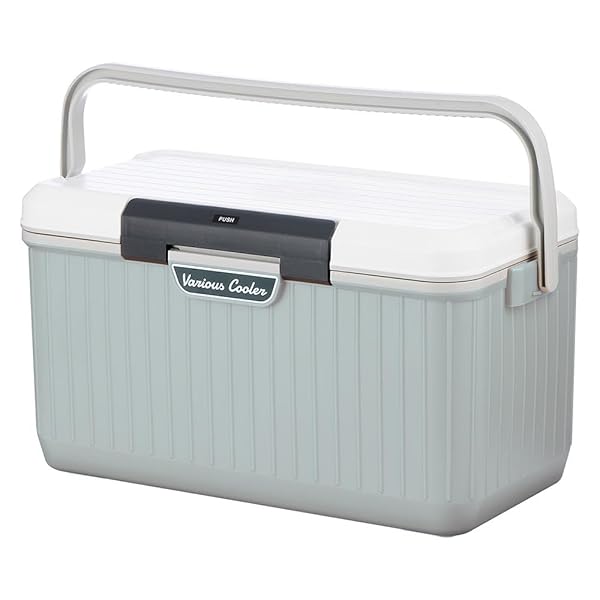 サンカ べリアスクーラー 高性能な断熱材を採用 ワンプッシュオープン型クーラーボックス 24L 大型 ミントグリーン 保冷力の高いハードタイプ 蓋が外せてお手入れ簡単 作業台にもなるフラットなふた 2人で持ち運べる大きな持ち手 ショルダーベルト付き