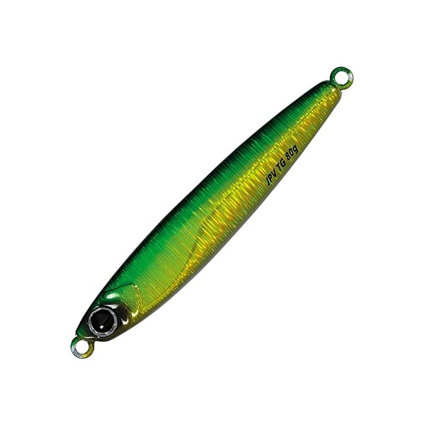 大リーグ手工芸品 ウォルフラムジッグ ジグパラバーチカルTG 180g #11 GREEN GOLD